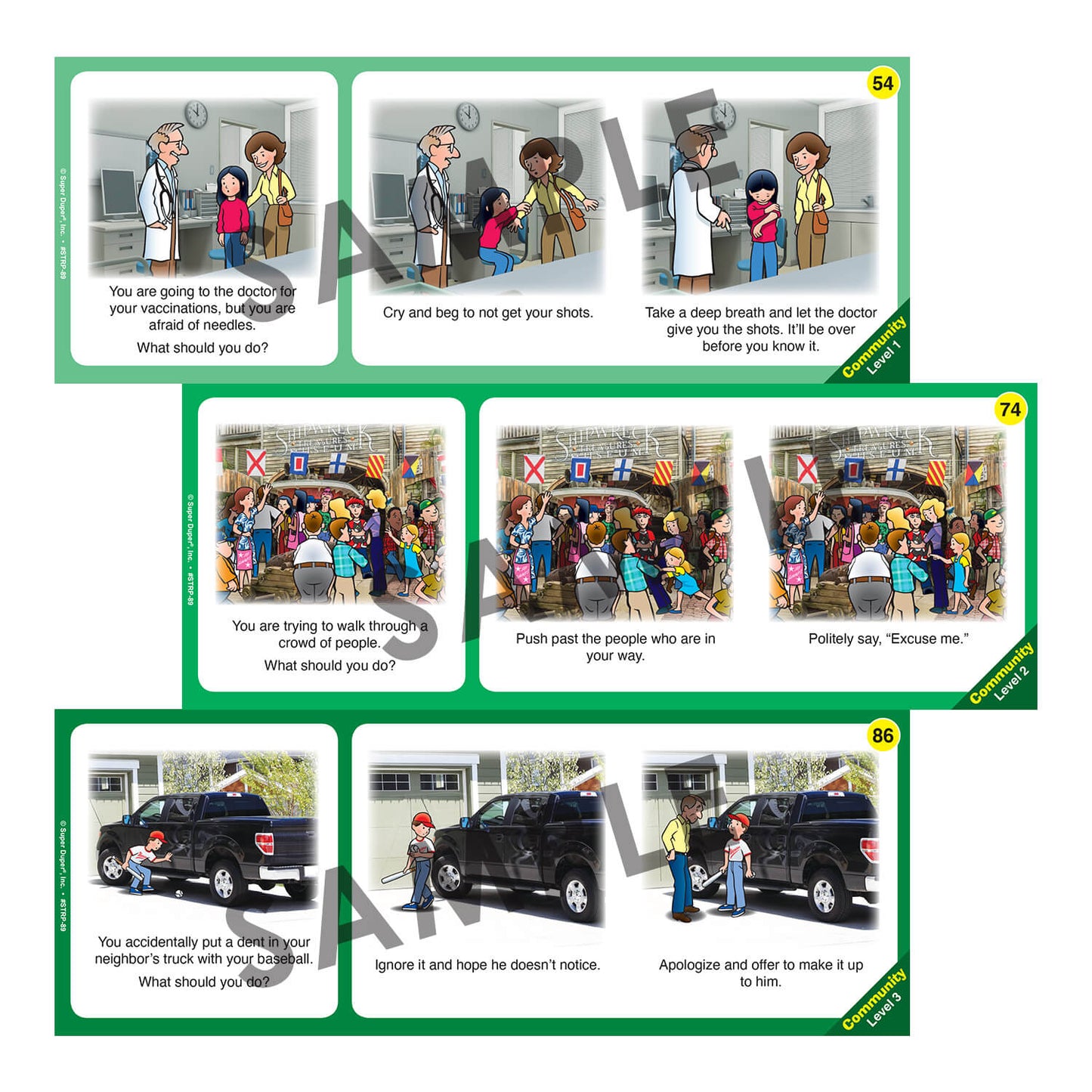Making Good Social Choices Skill Strips