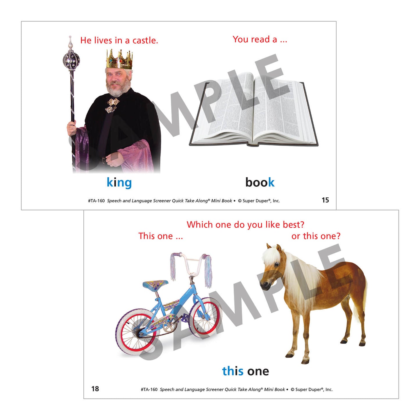 Speech and Language Screener Quick Take Along