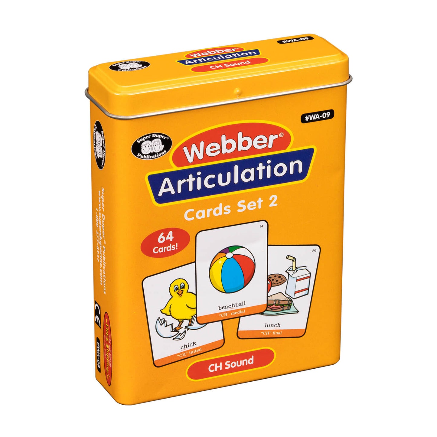 Webber Articulation Cards Bundle II (SH, CH, TH, F, V, K, G)