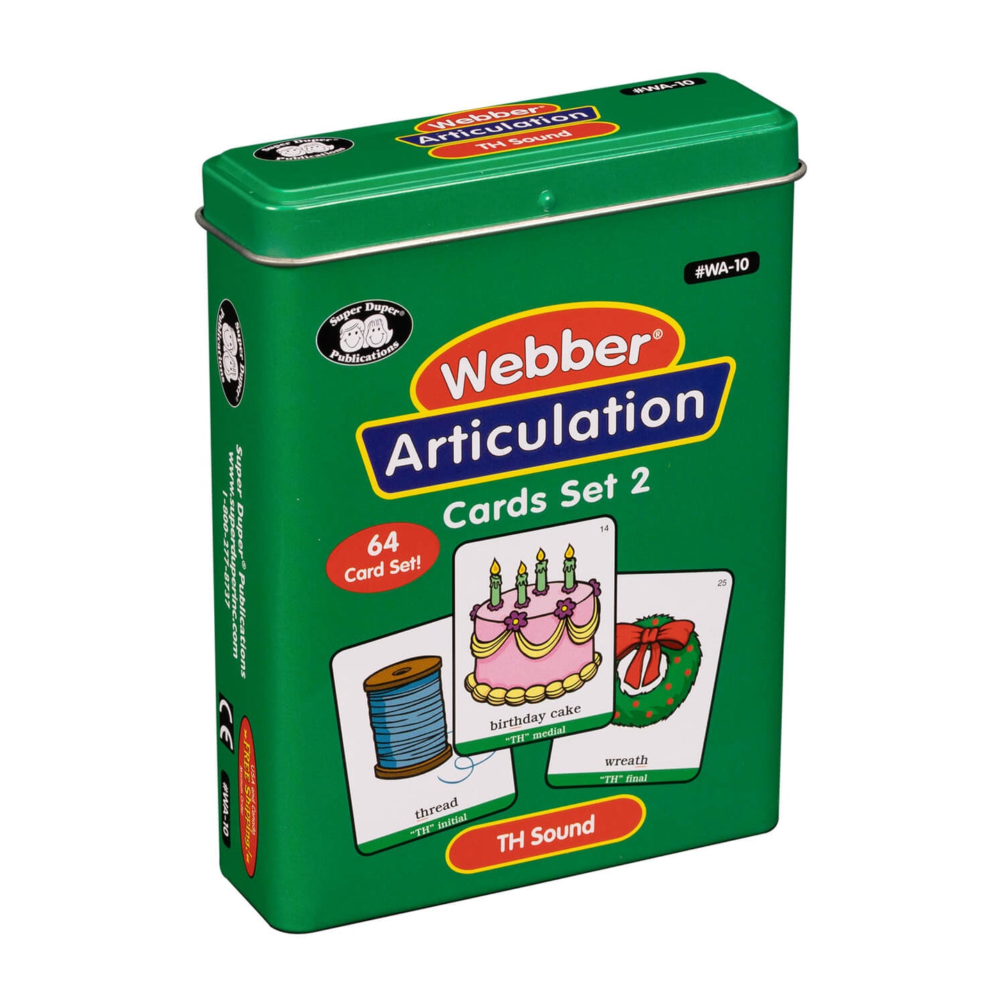 Webber Articulation Cards Bundle II (SH, CH, TH, F, V, K, G)