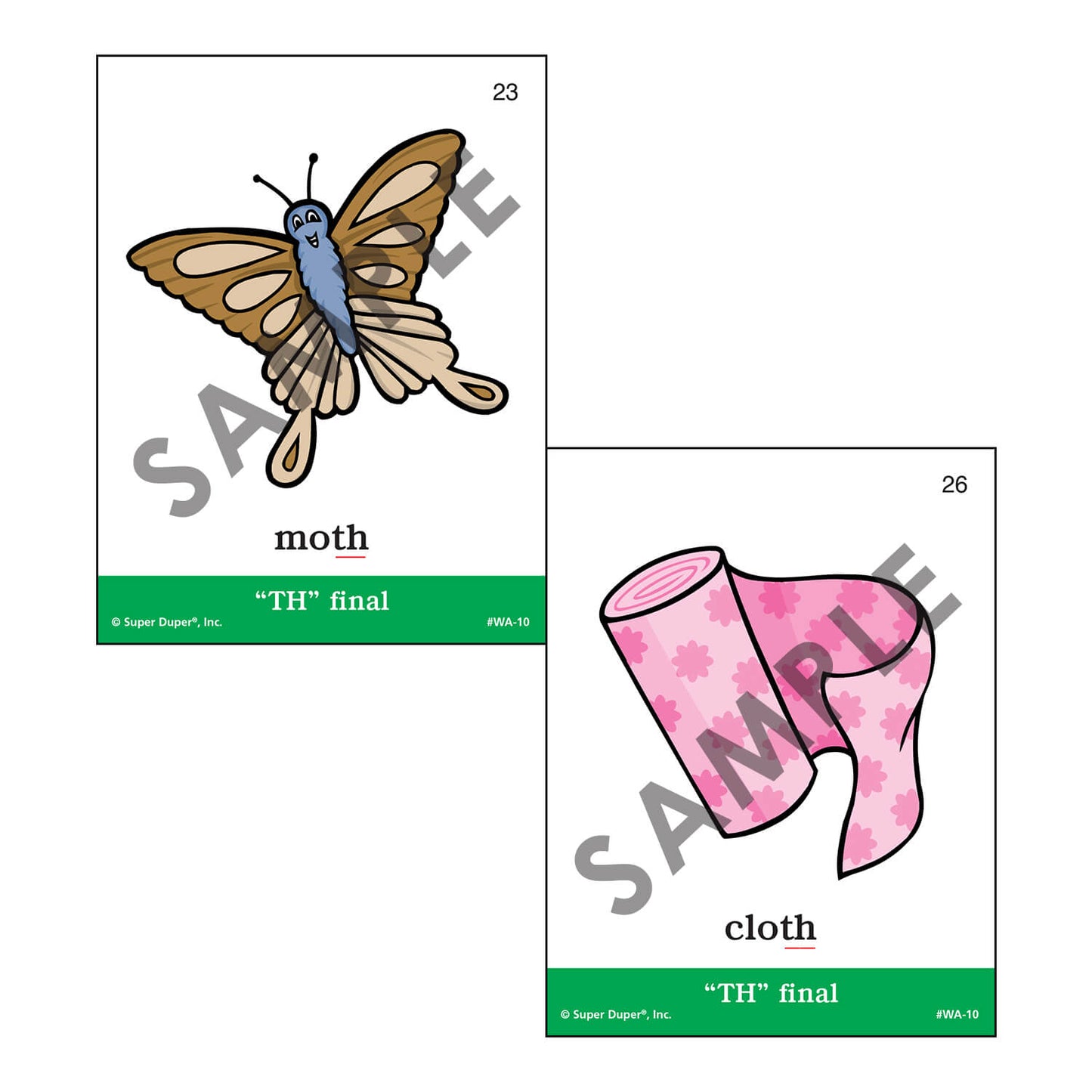 Webber Articulation Cards Bundle II (SH, CH, TH, F, V, K, G)