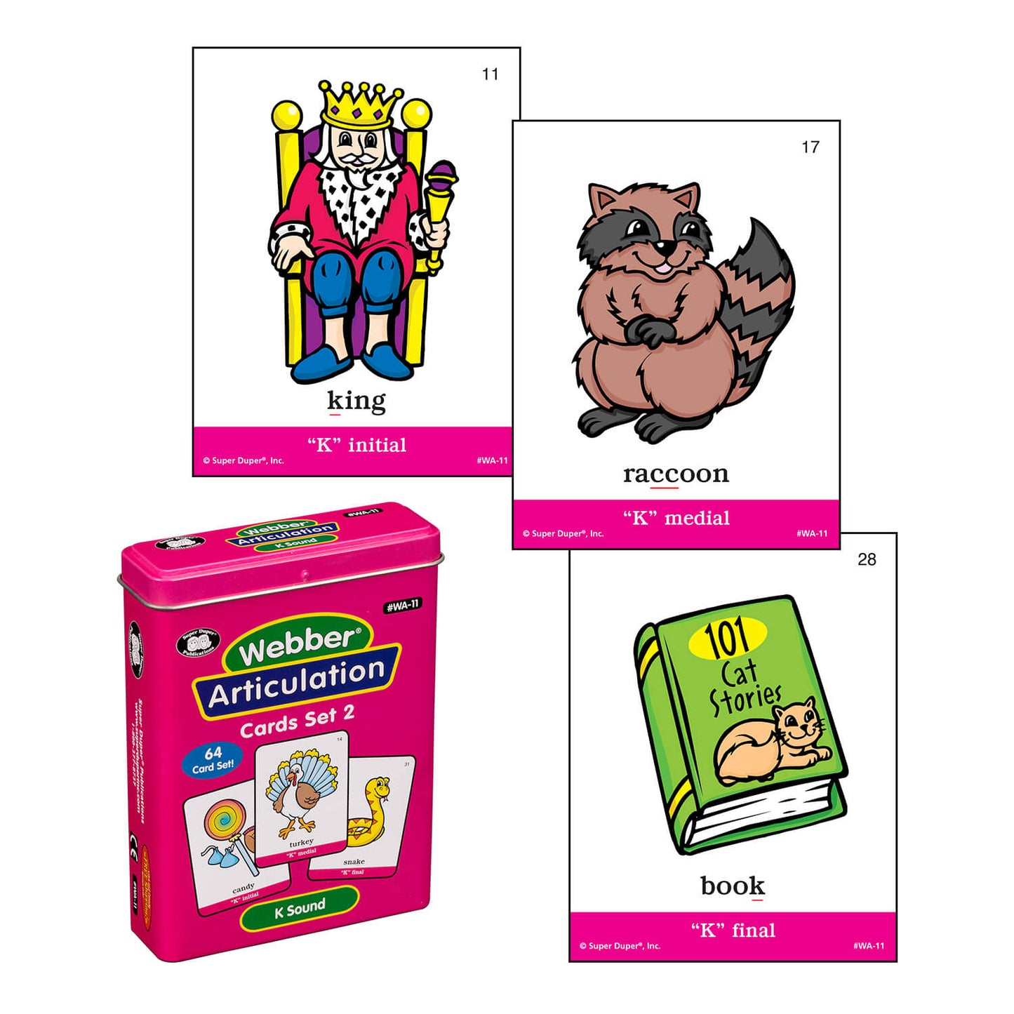 Webber Articulation Cards Bundle II (SH, CH, TH, F, V, K, G)