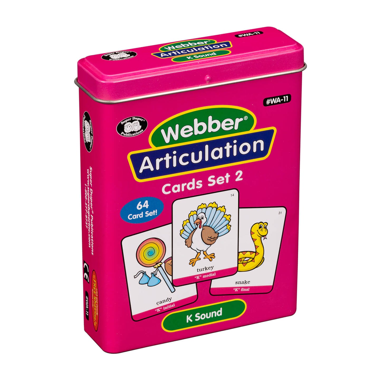 Webber Articulation Cards Bundle II (SH, CH, TH, F, V, K, G)