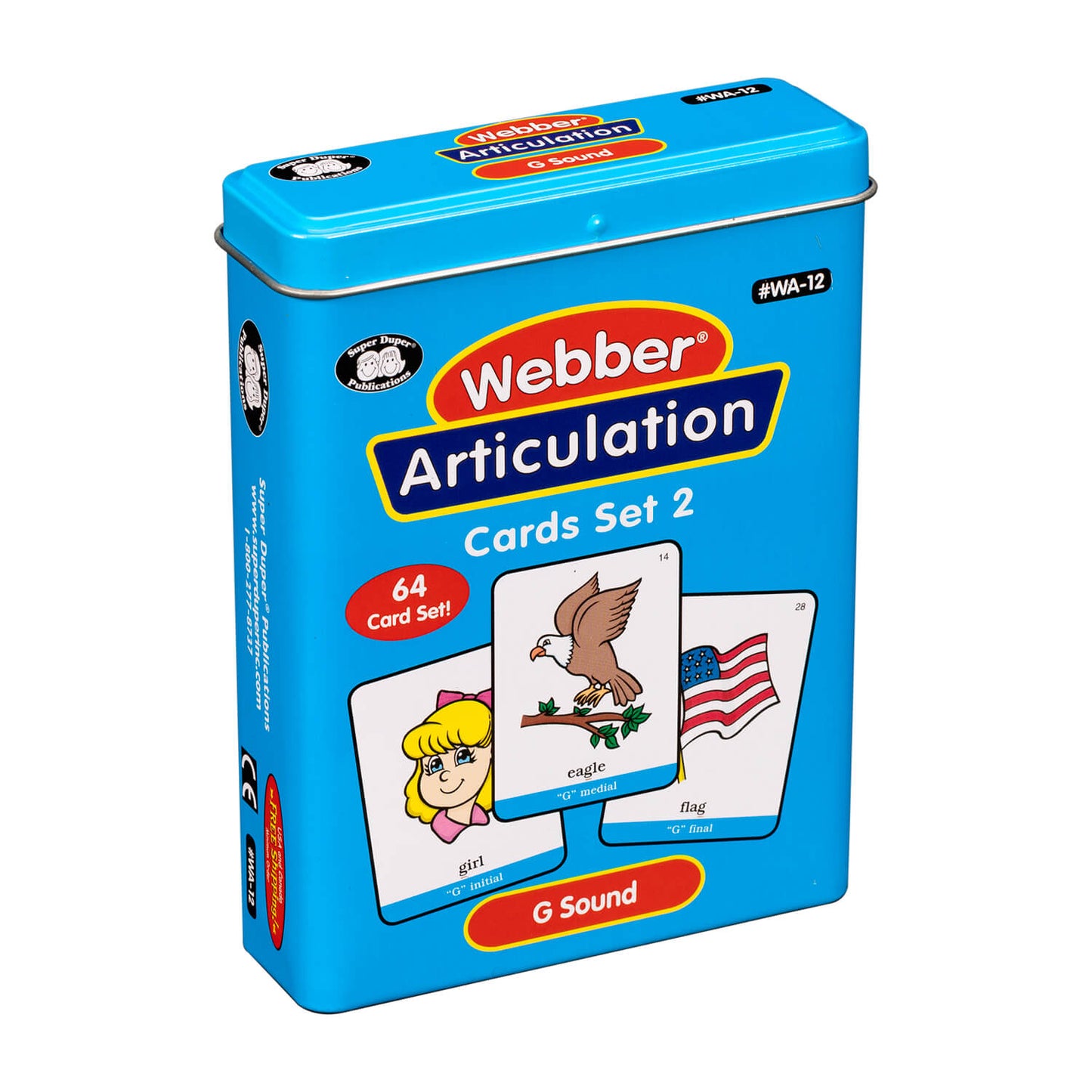 Webber Articulation Cards Bundle II (SH, CH, TH, F, V, K, G)