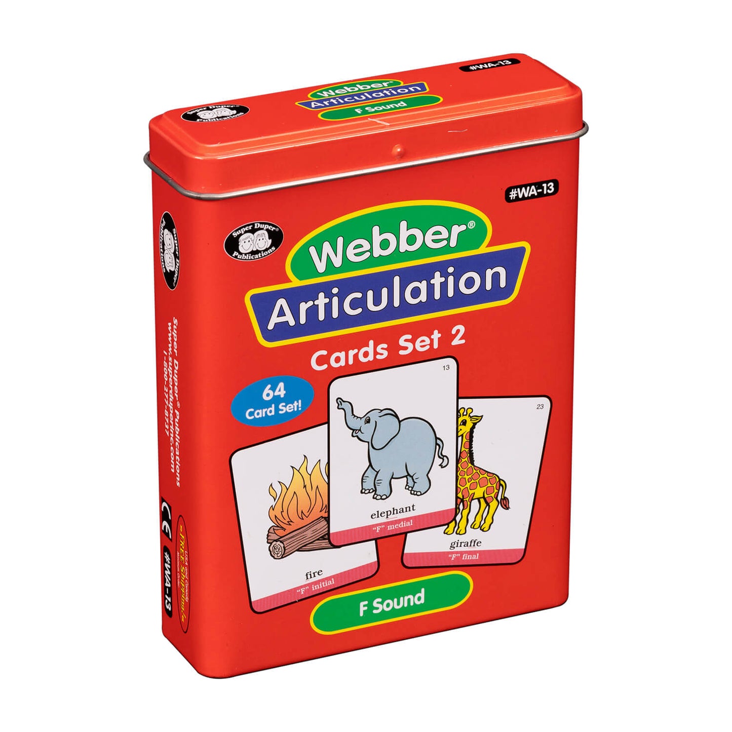 Webber Articulation Cards Bundle II (SH, CH, TH, F, V, K, G)