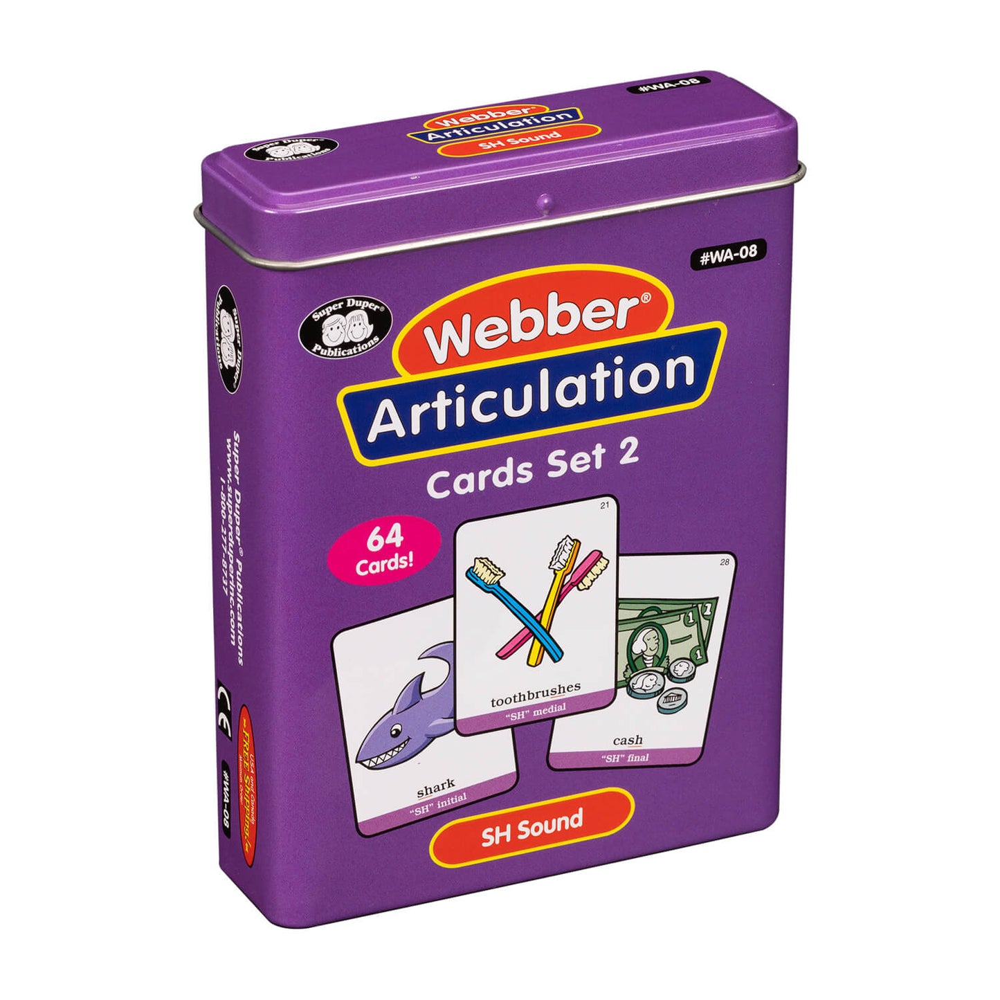 Webber Articulation Cards Bundle II (SH, CH, TH, F, V, K, G)