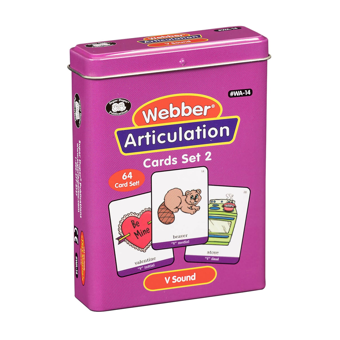 Webber Articulation Cards Bundle II (SH, CH, TH, F, V, K, G)