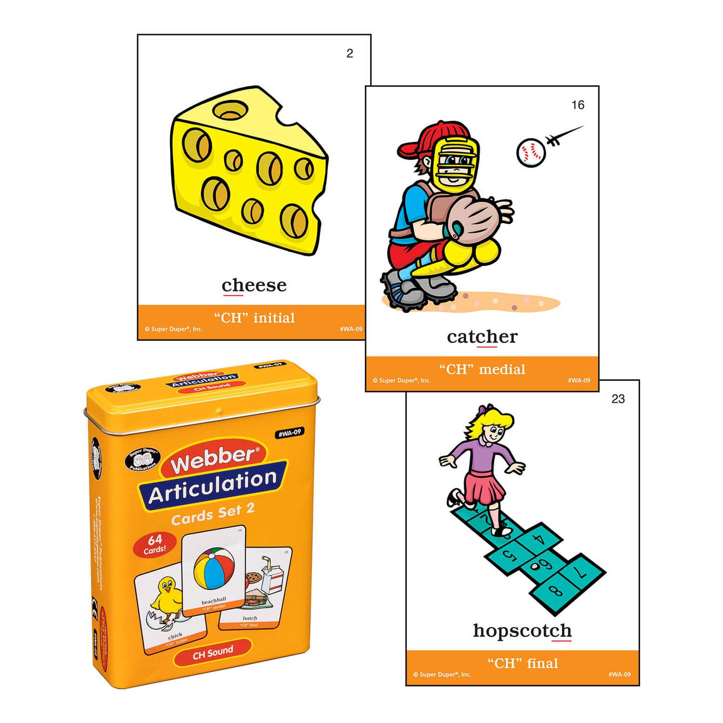 Webber Articulation Cards Bundle II (SH, CH, TH, F, V, K, G)