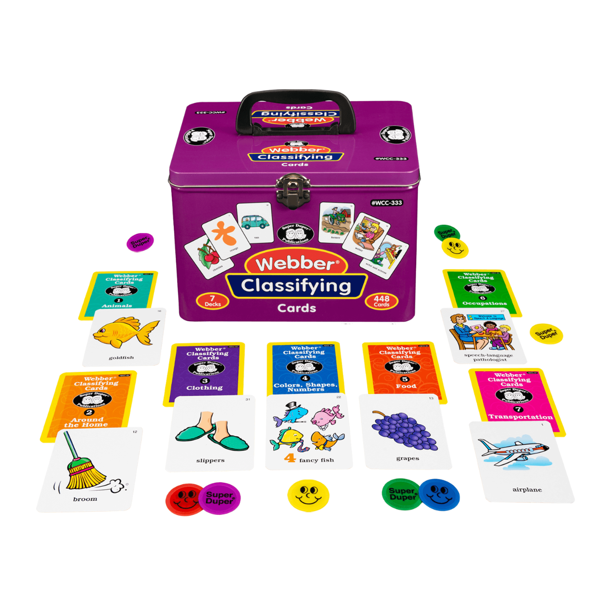 Webber Classifying Cards (7-Deck Set)