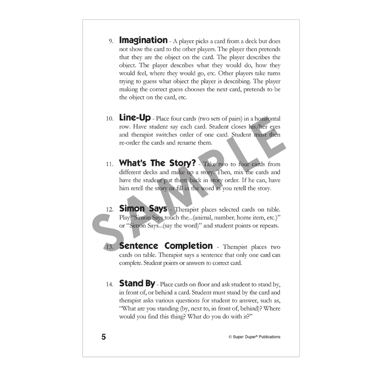 Webber Classifying Cards (7-Deck Set)