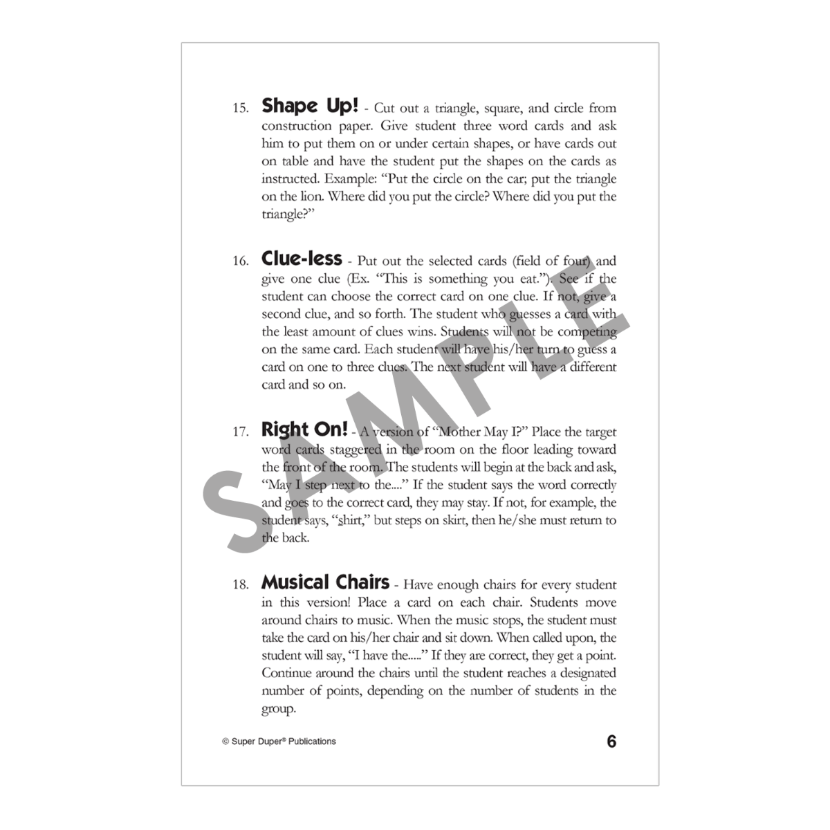 Webber Classifying Cards (7-Deck Set)