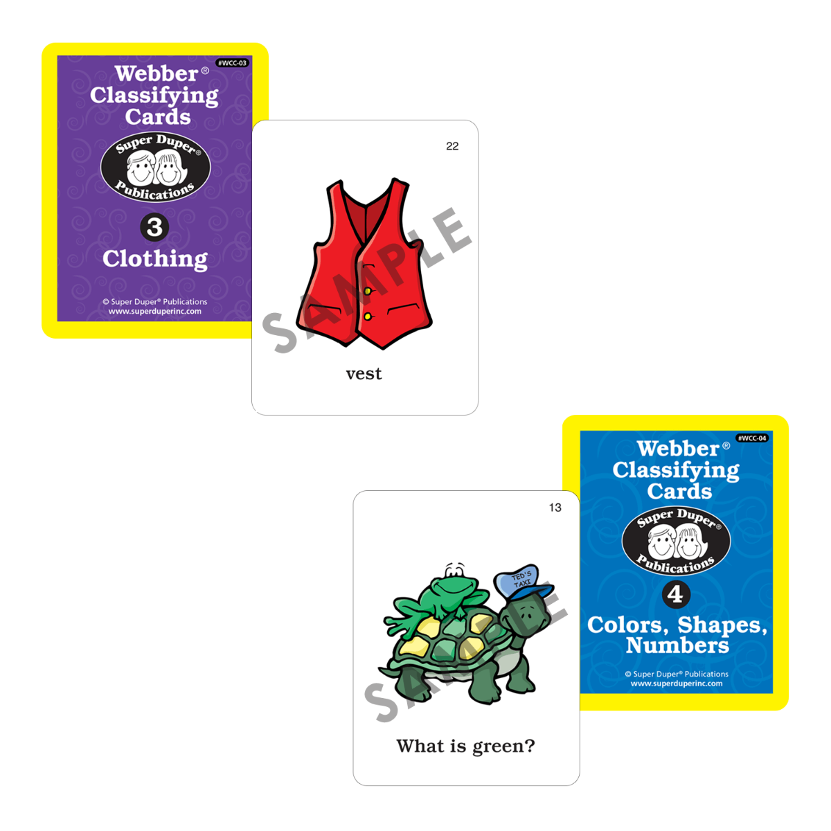 Webber Classifying Cards (7-Deck Set)