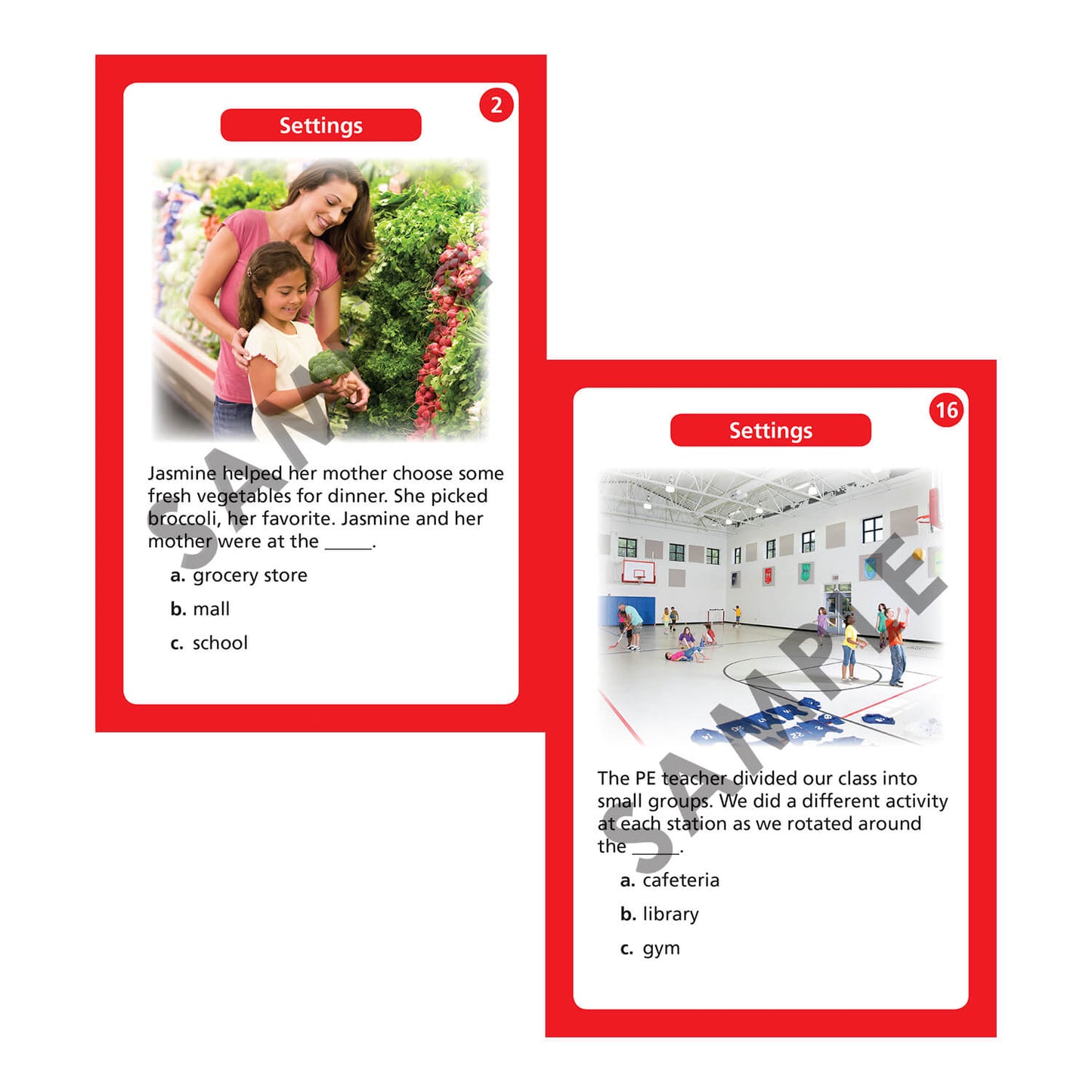 Inferences for Sentence Completion Cards