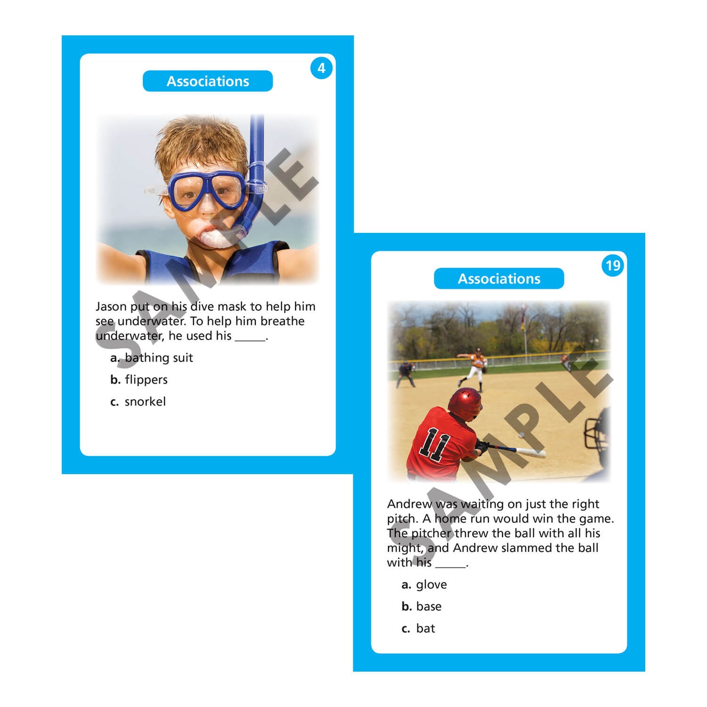 Inferences for Sentence Completion Cards