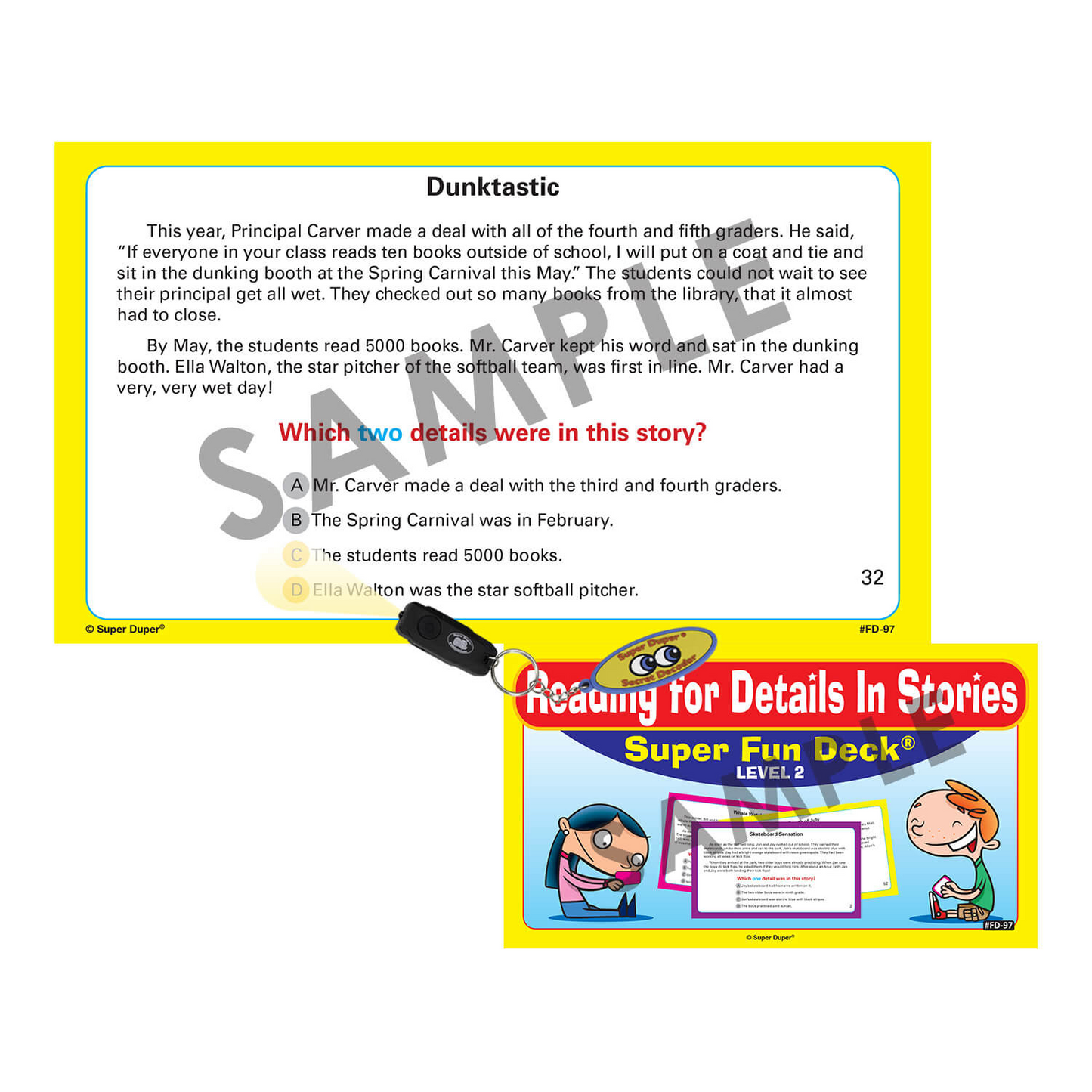 Reading for Details in Stories Super Fun Deck