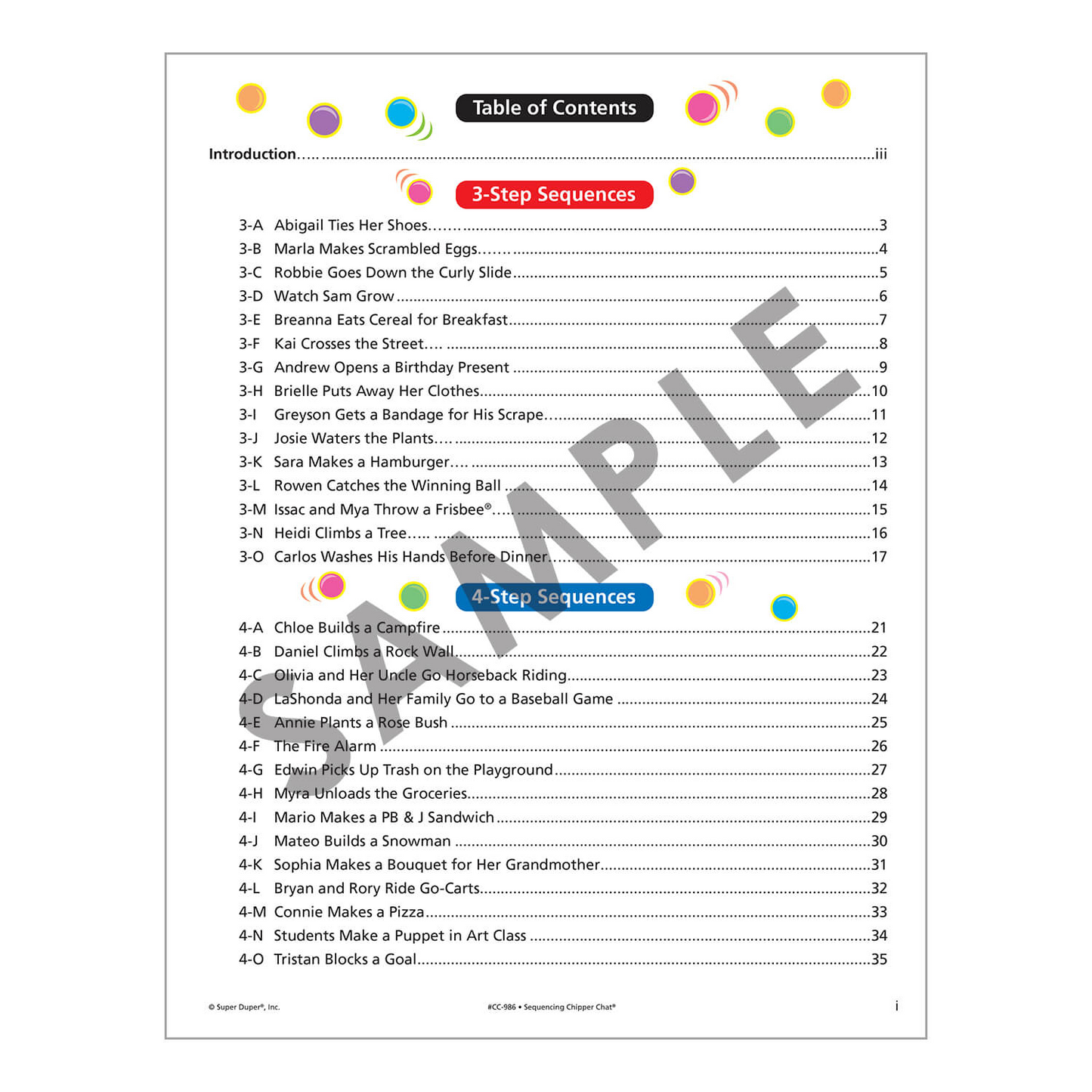 Sequencing Chipper Chat