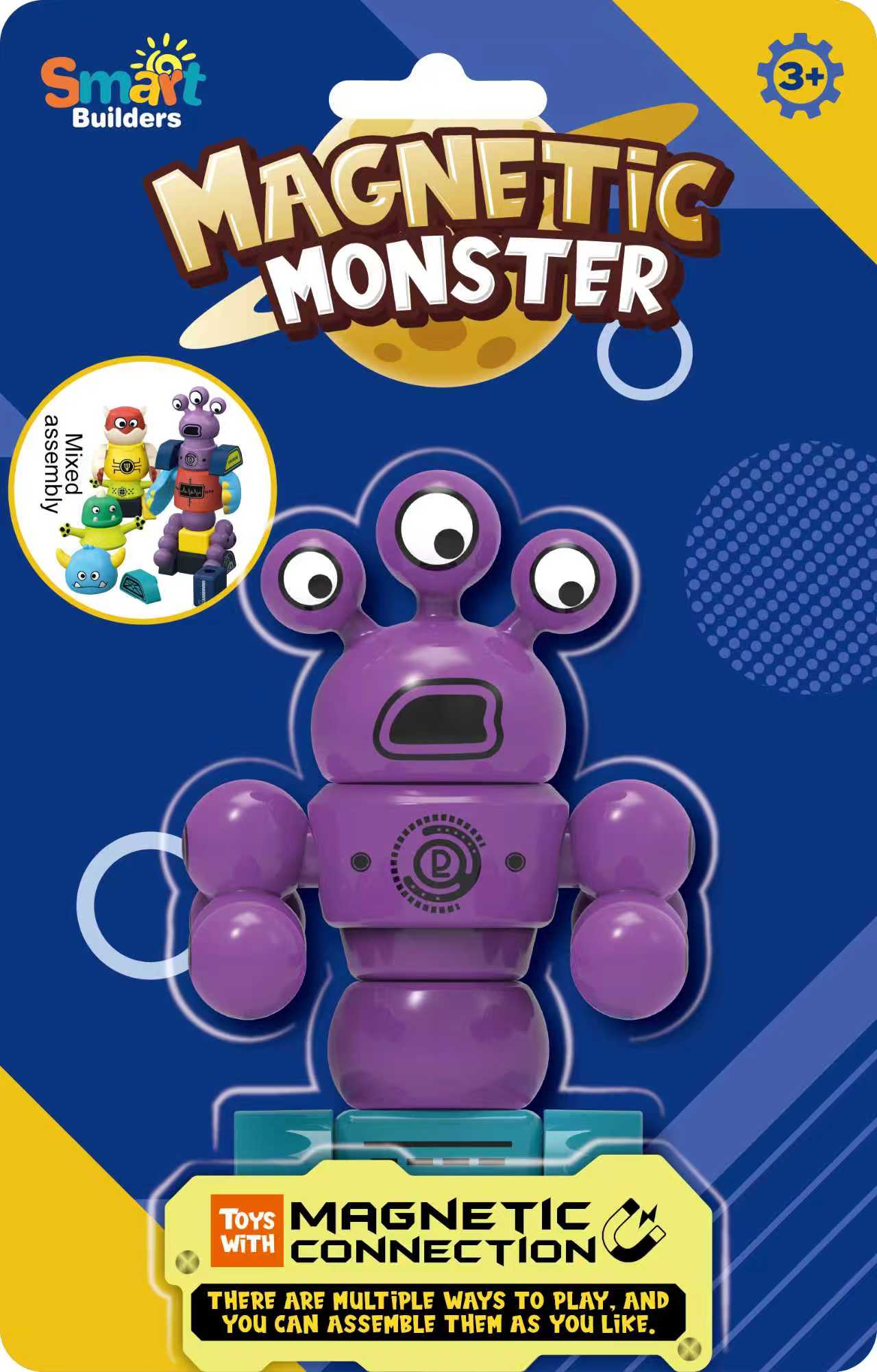 Magnetic Robot & Monster Builders – Collect & Create Series (15 Designs)