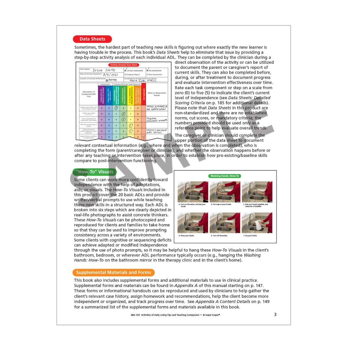 Webber Activities of Daily Living Tips and Teaching Companion