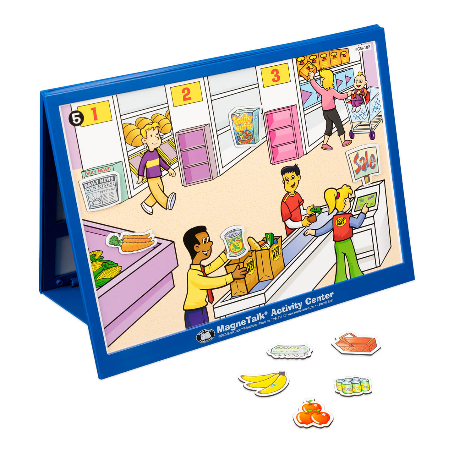 Magnetalk Match Up Adventure Kit with Barrier Game Board Stand