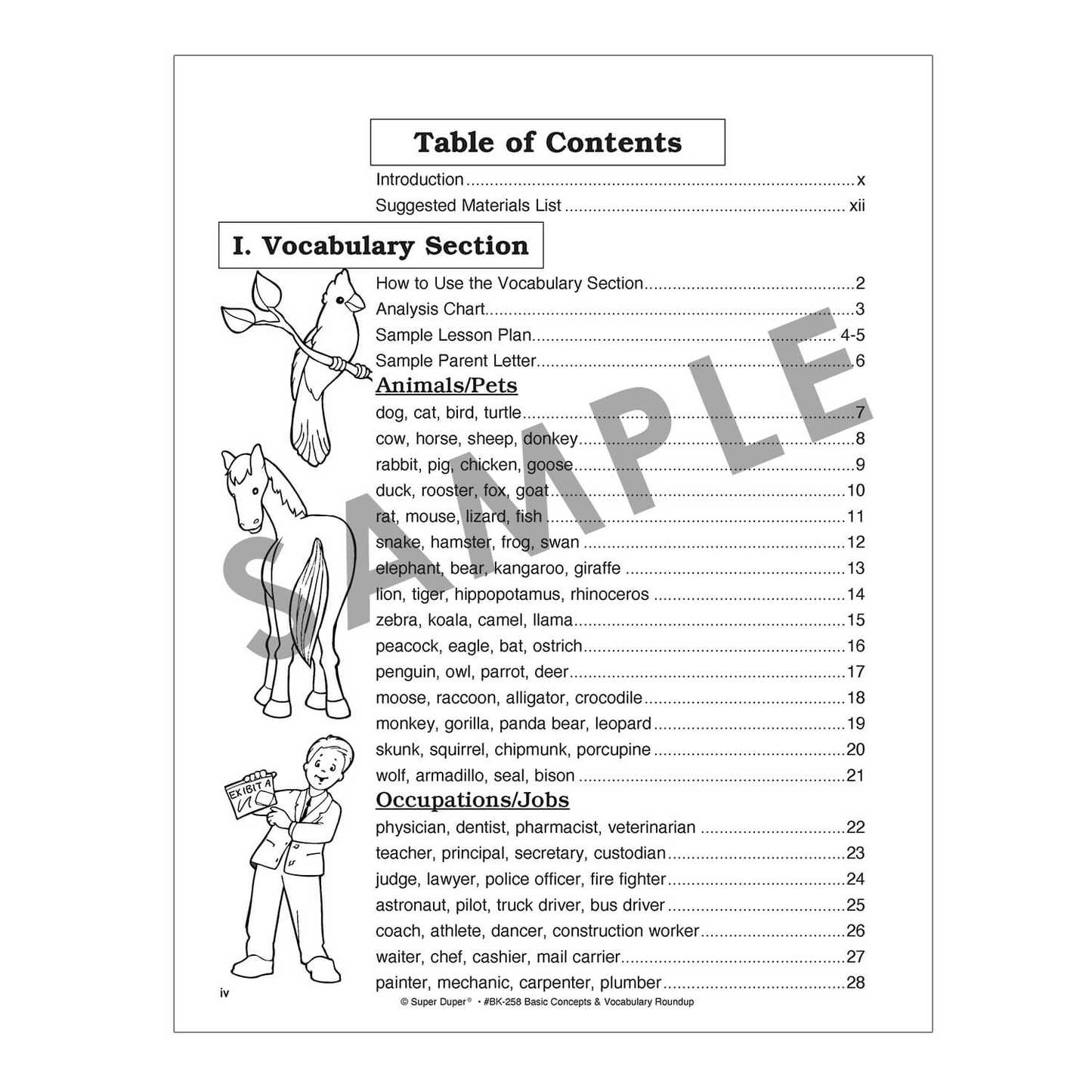 Basic Concept and Vocabulary Roundup