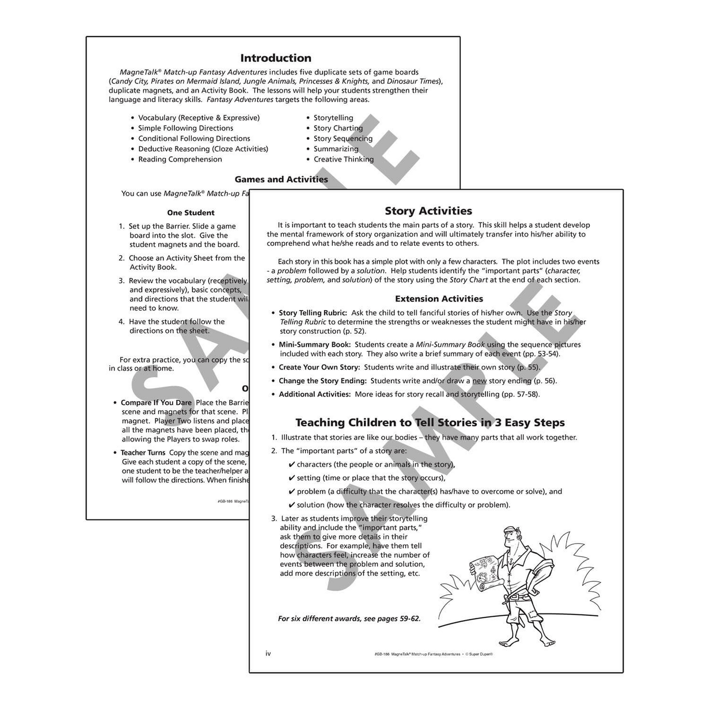Magnetalk Match Up Fantasy Story Adventures with Barrier Game Board Stand