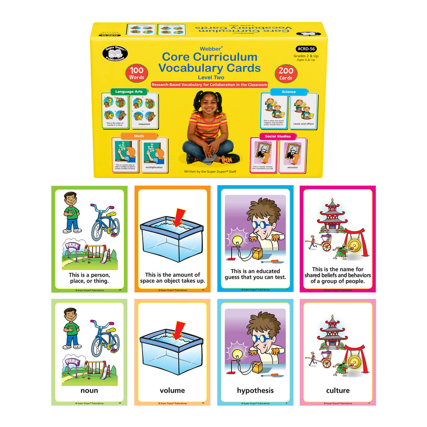 Webber Core Curriculum Vocabulary Cards - Level 2