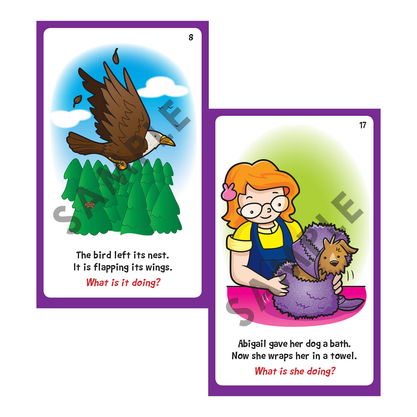 Inferencing with Verbs Fun Deck