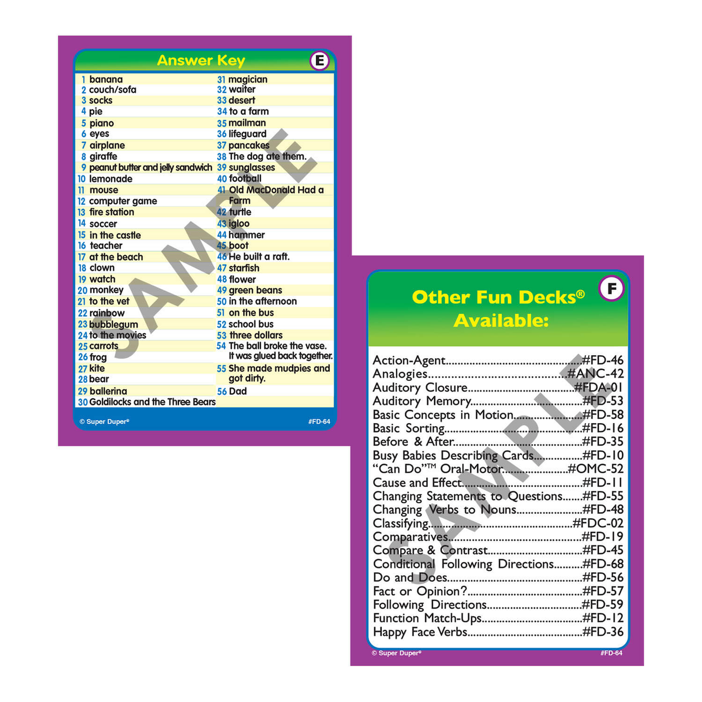 Mini Mysteries Fun Deck