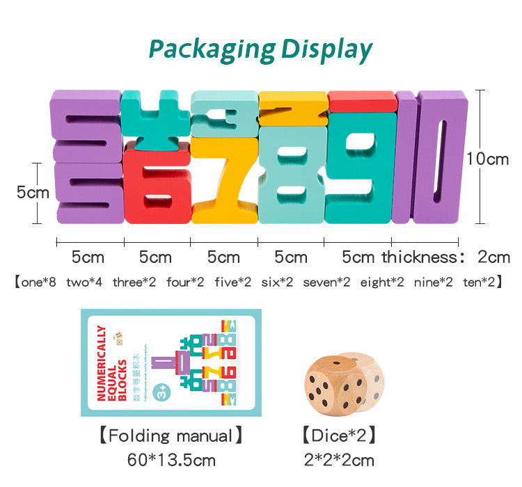 Number Wooden Blocks