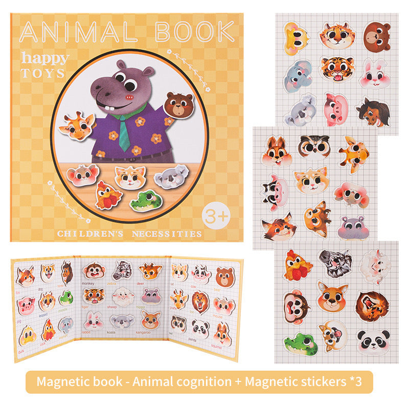 Magnetic Puzzle and Matching Book