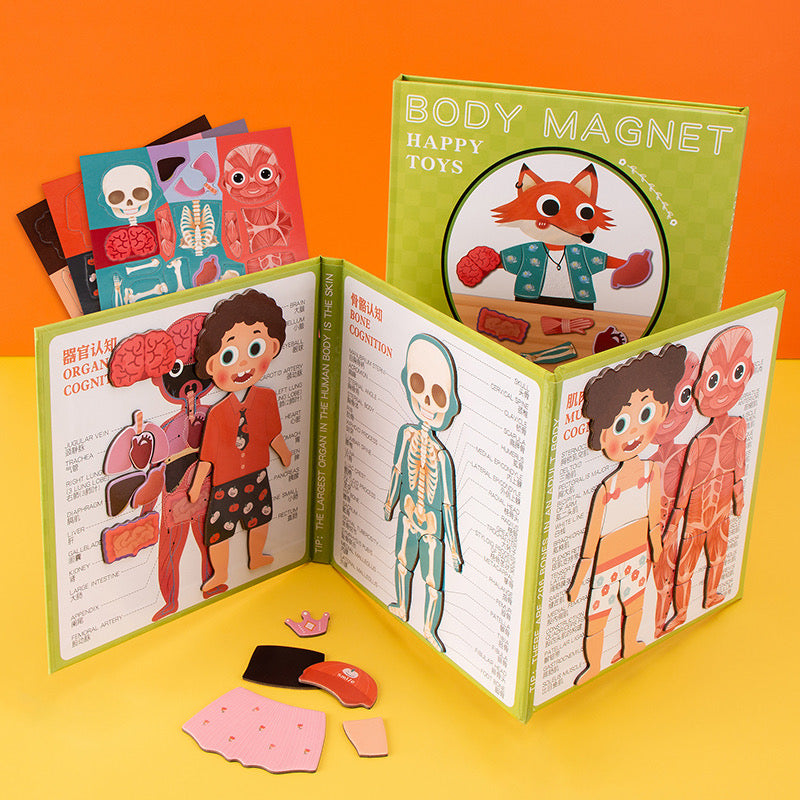 Magnetic Puzzle and Matching Book