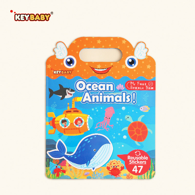 Jelly Sticker Book – Reusable, Fun & Educational (8 Designs)