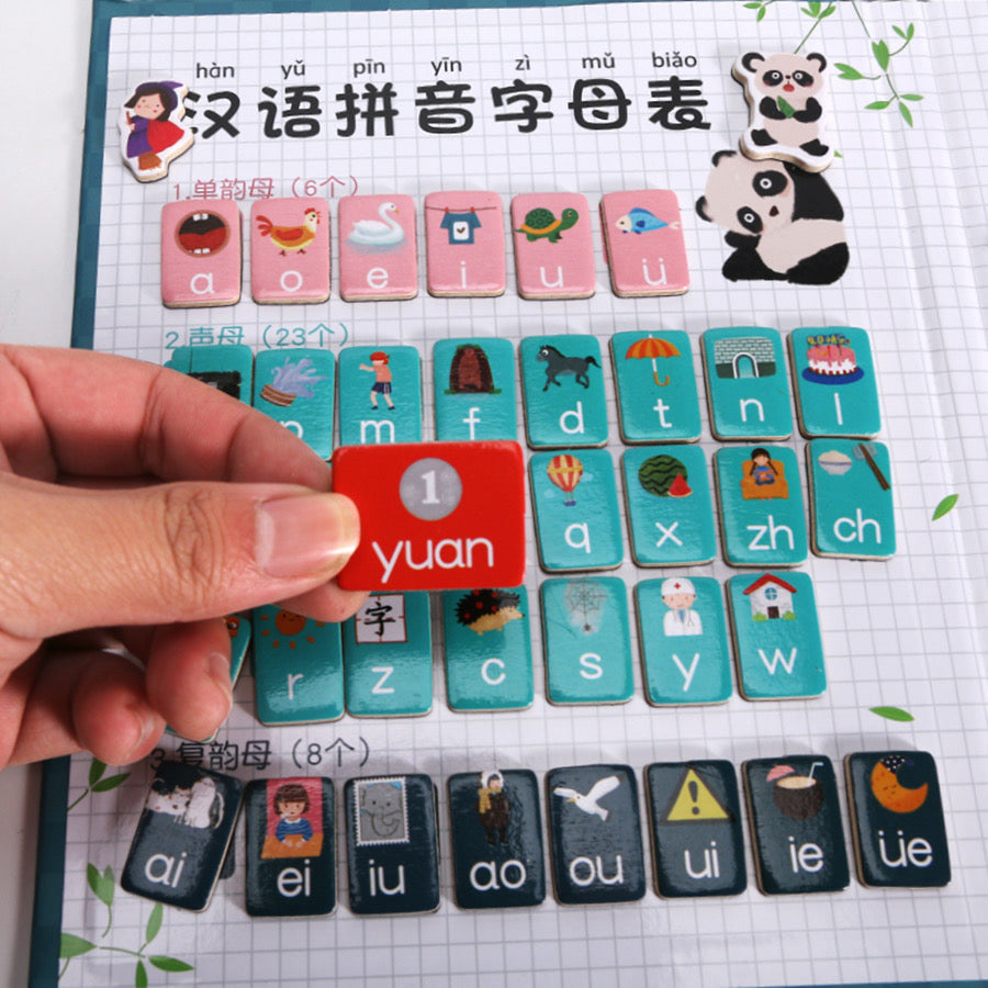 Chinese Pinyin Magnetic Book