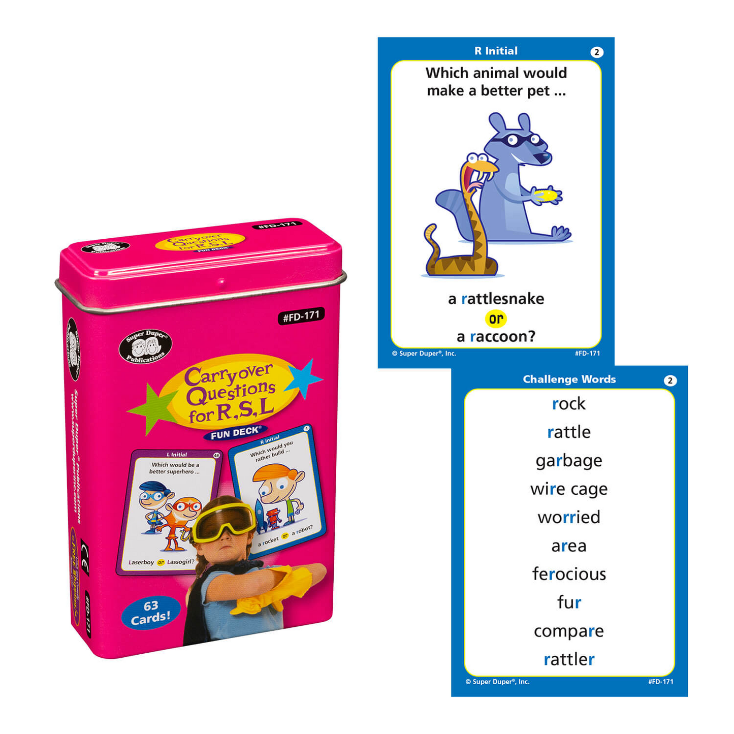 Carryover Questions for R, S, L Fun Deck