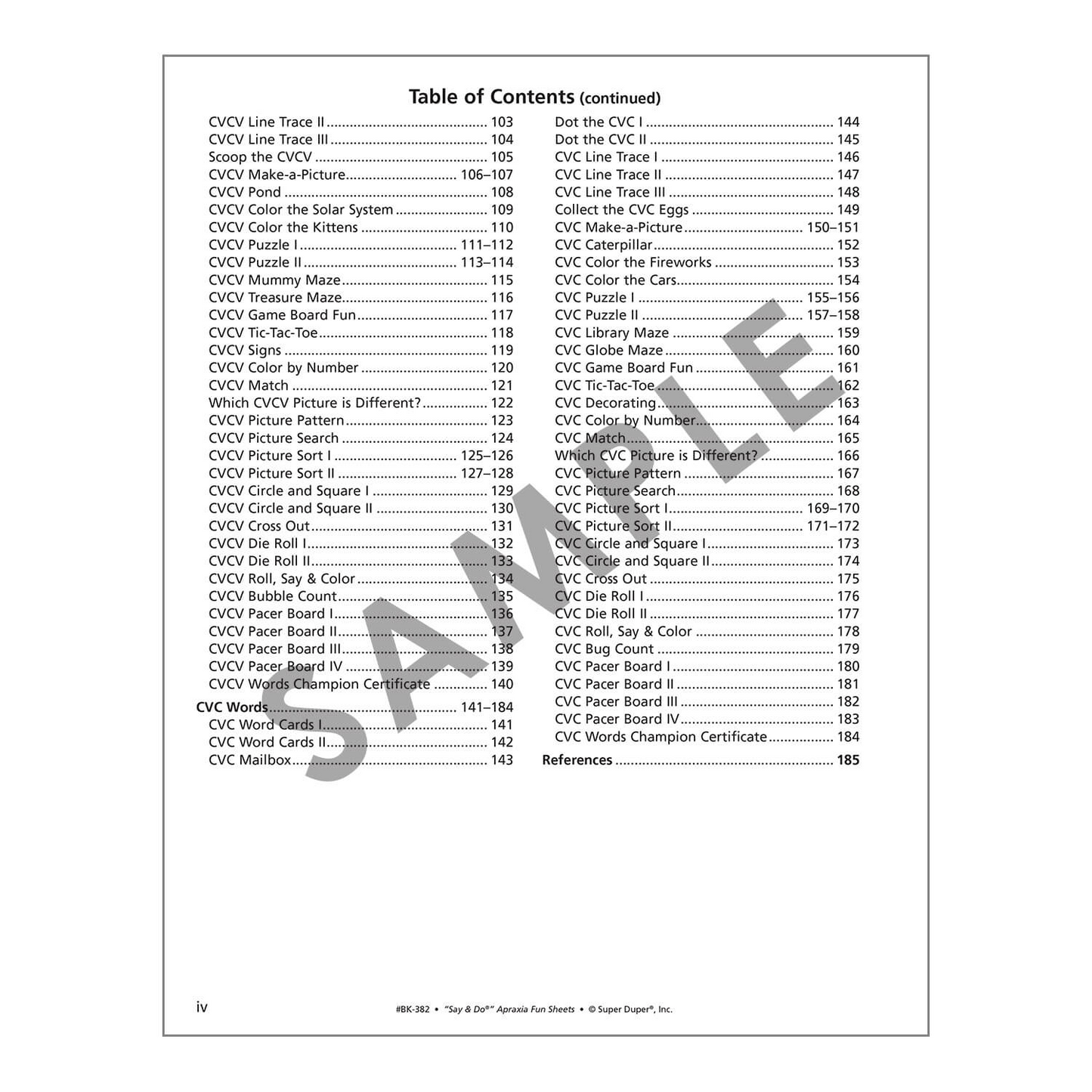 Say and Do Apraxia Fun Sheets