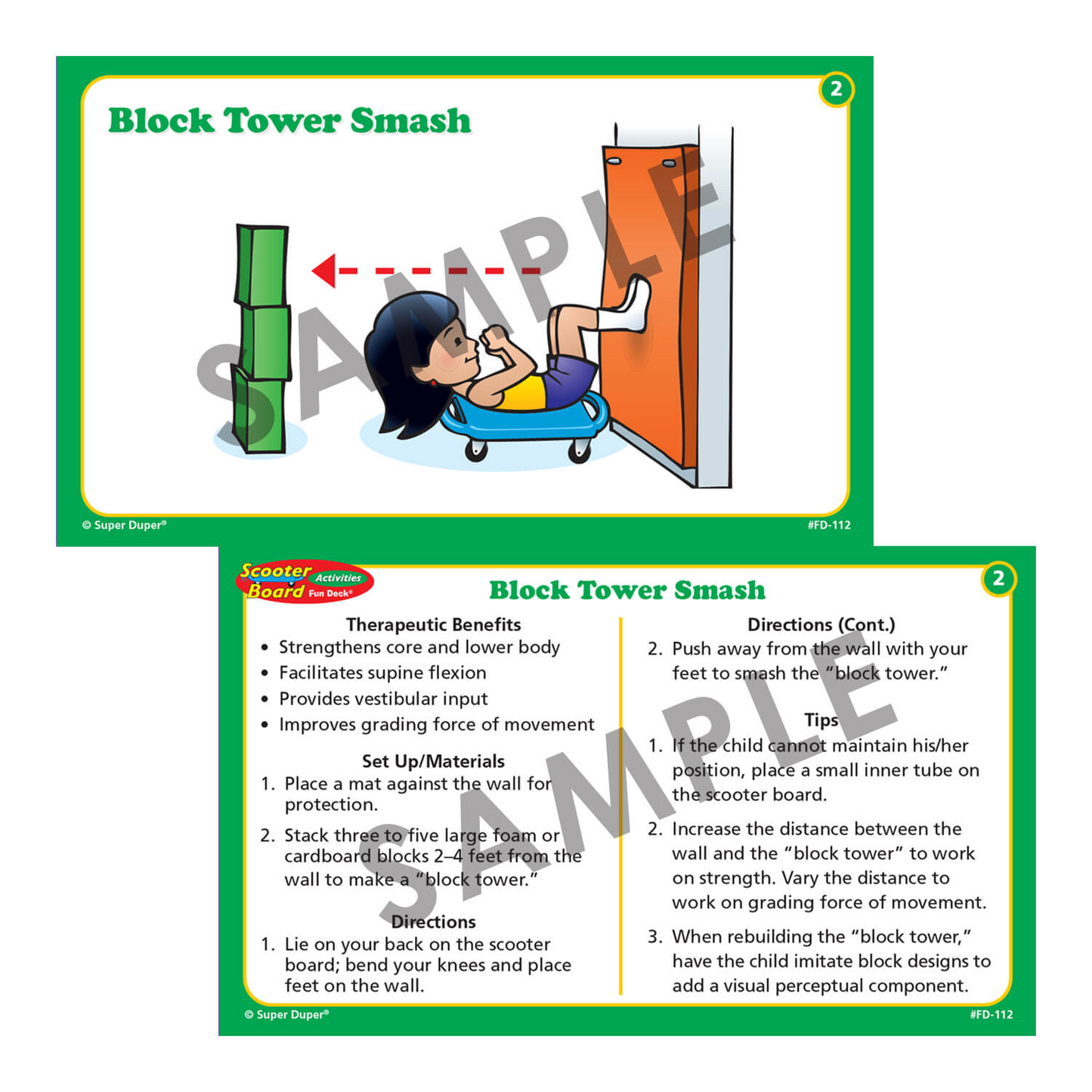 Scooter Board Activities Fun Deck