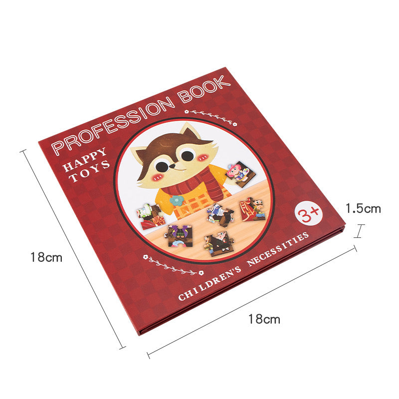 Magnetic Puzzle and Matching Book