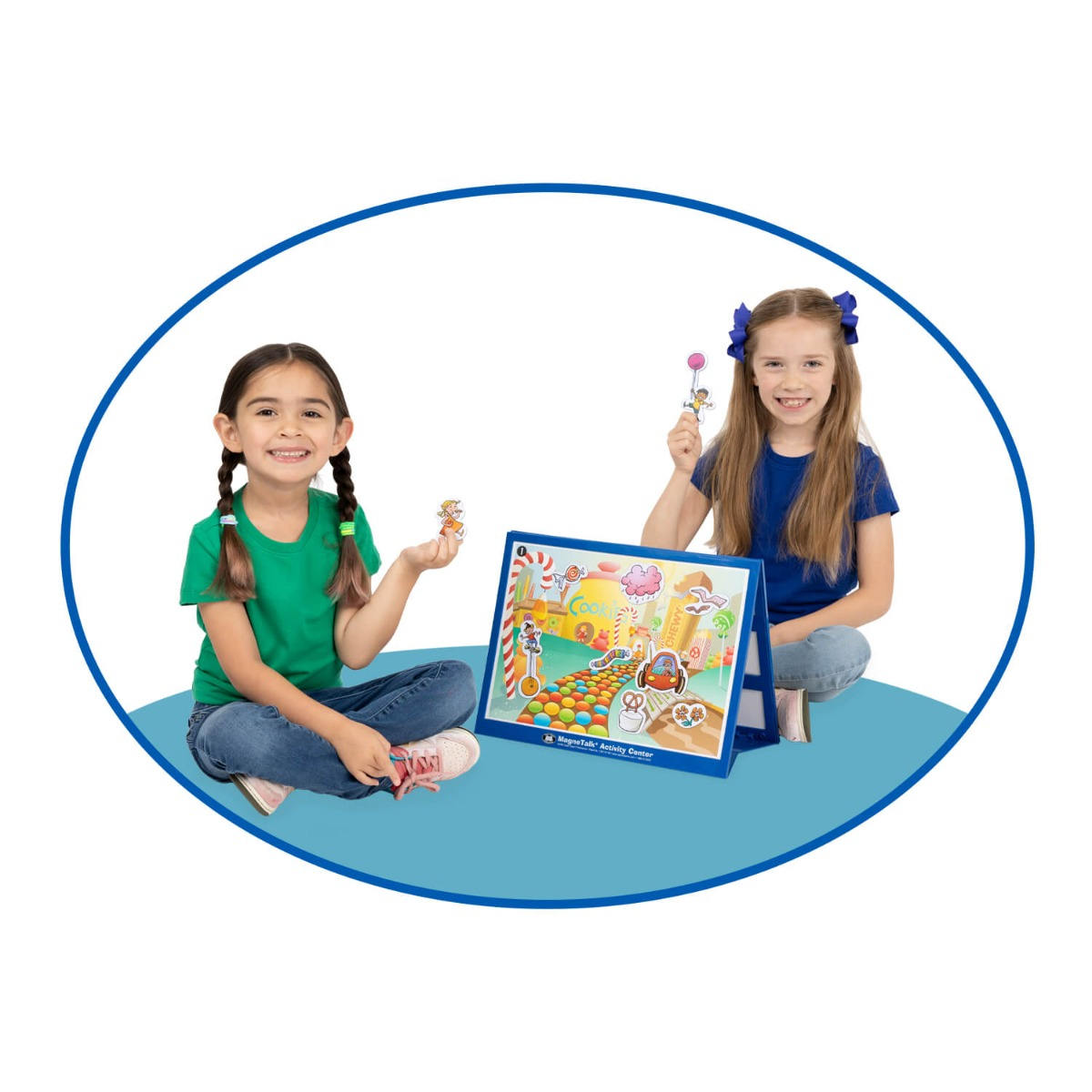 Magnetalk Match Up Fantasy Story Adventures with Barrier Game Board Stand