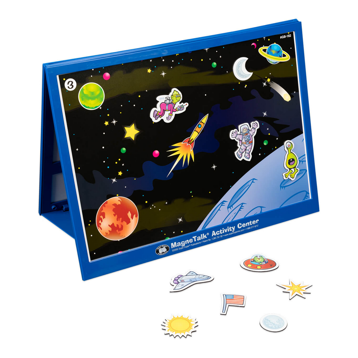 Magnetalk Match Up Adventure Kit with Barrier Game Board Stand