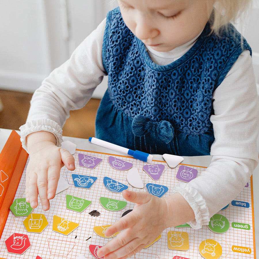 Shapes and Color Match Magnetic Book