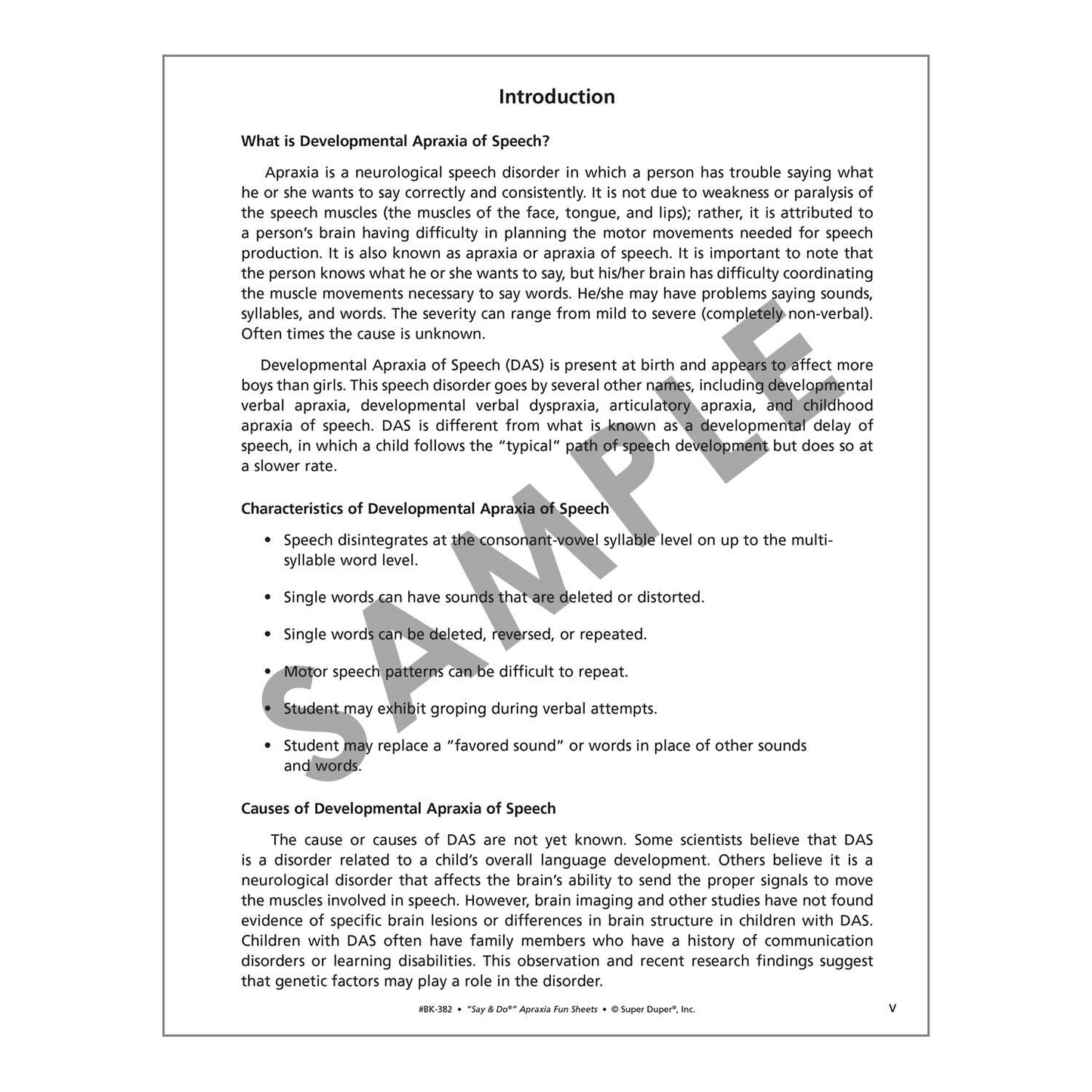 Say and Do Apraxia Fun Sheets