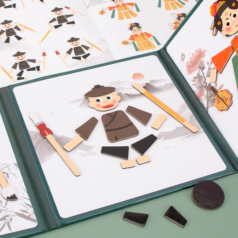 Magnetic Puzzle and Matching Book