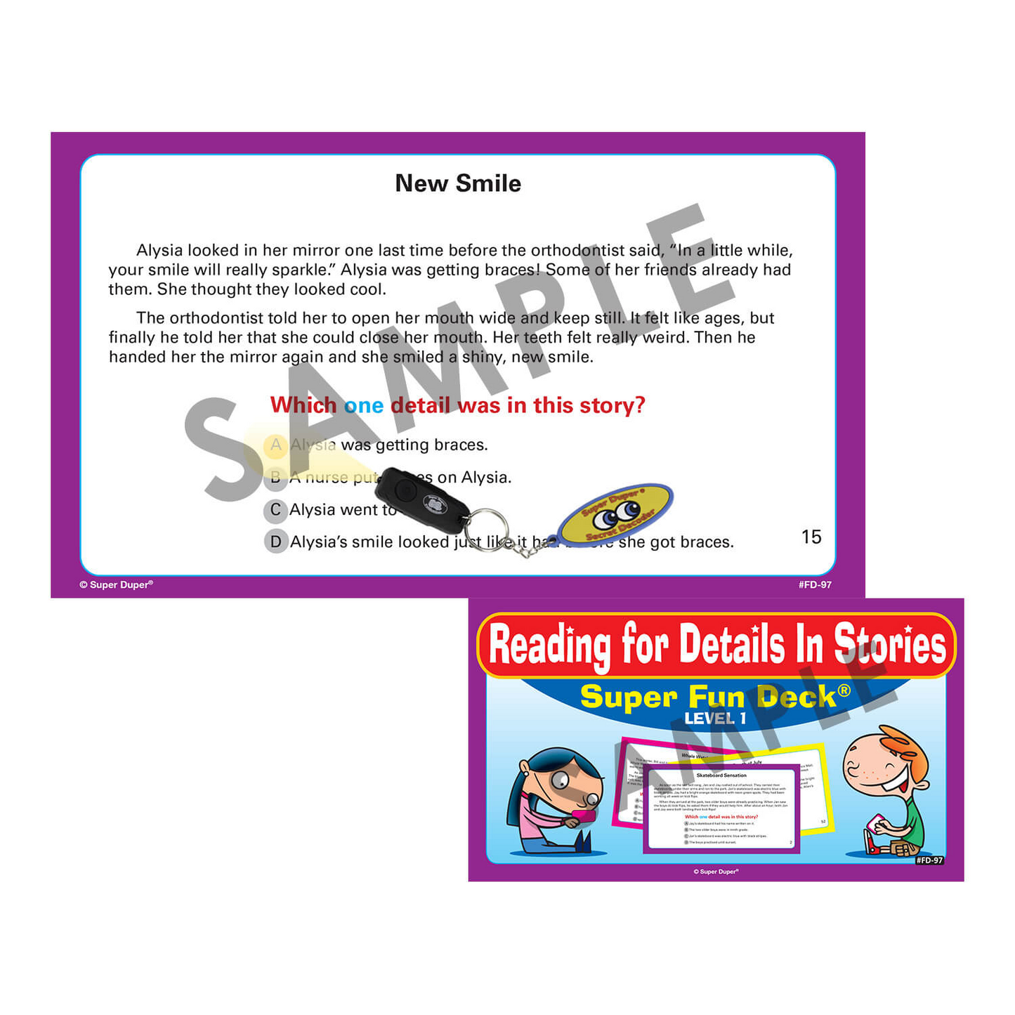 Reading for Details in Stories Super Fun Deck