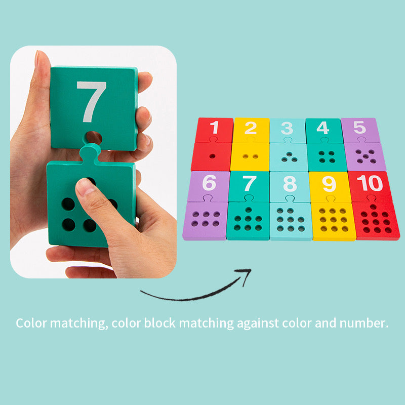 Numerical Wooden Plunger
