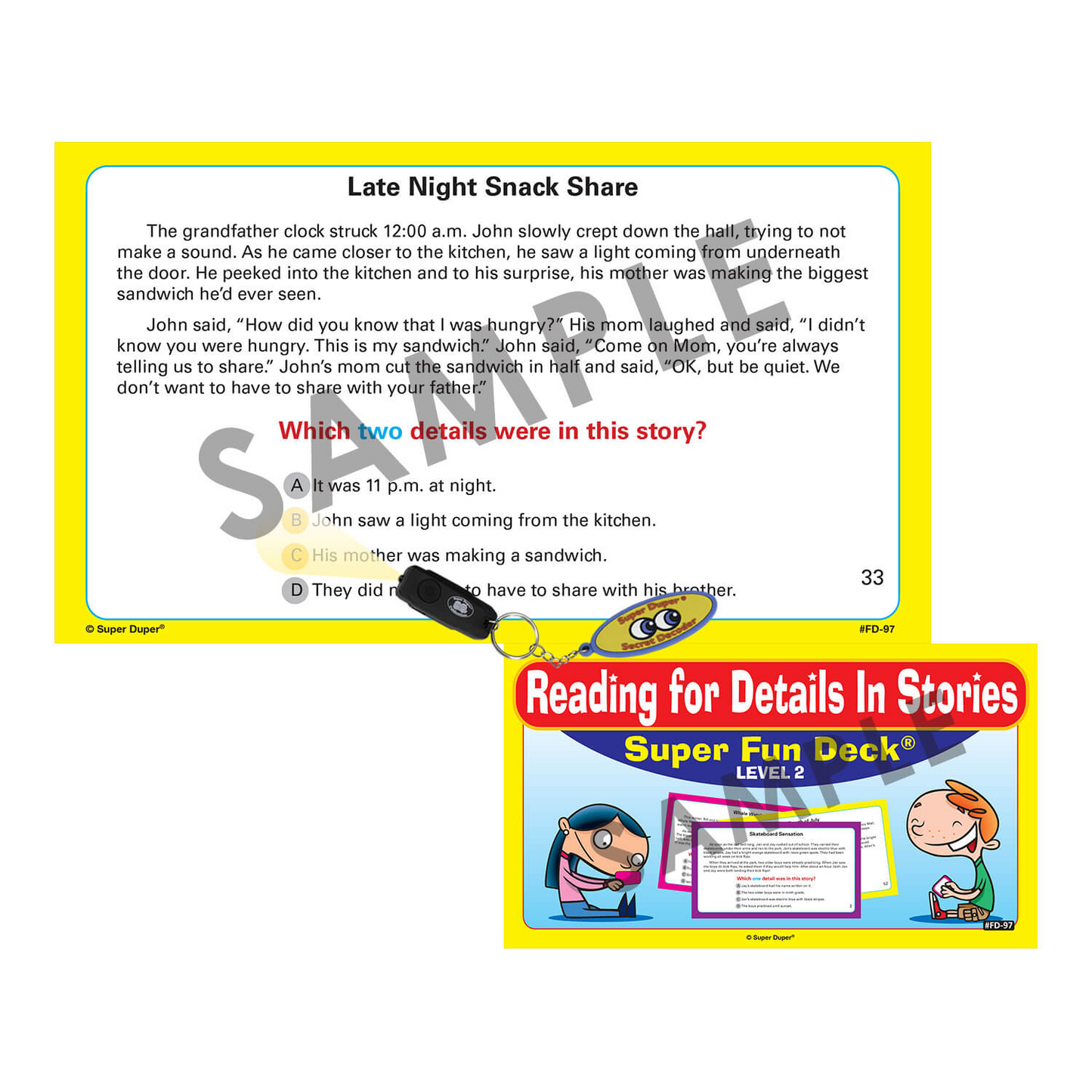 Reading for Details in Stories Super Fun Deck