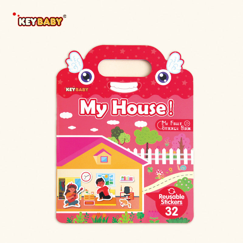 Jelly Sticker Book – Reusable, Fun & Educational (8 Designs)