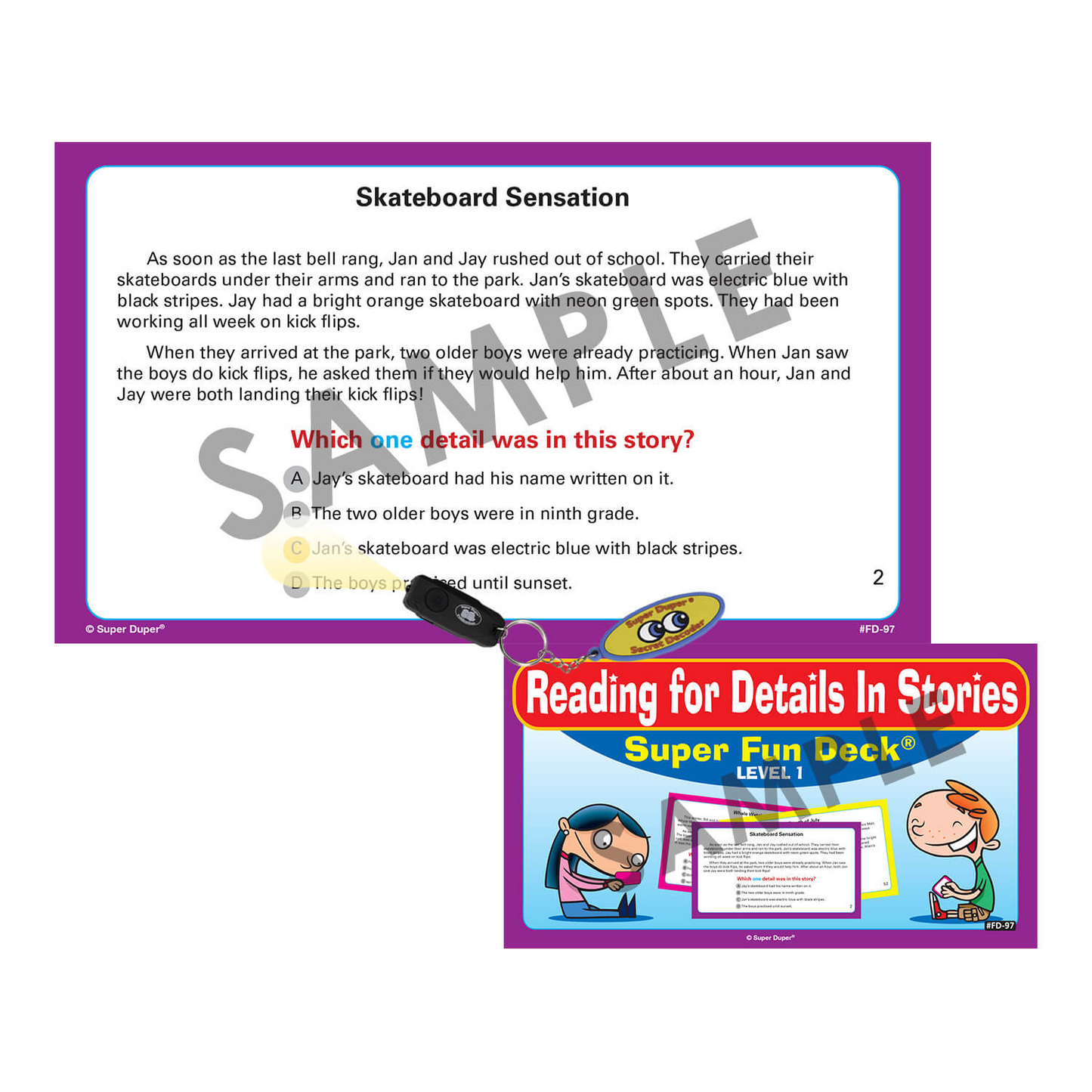 Reading for Details in Stories Super Fun Deck