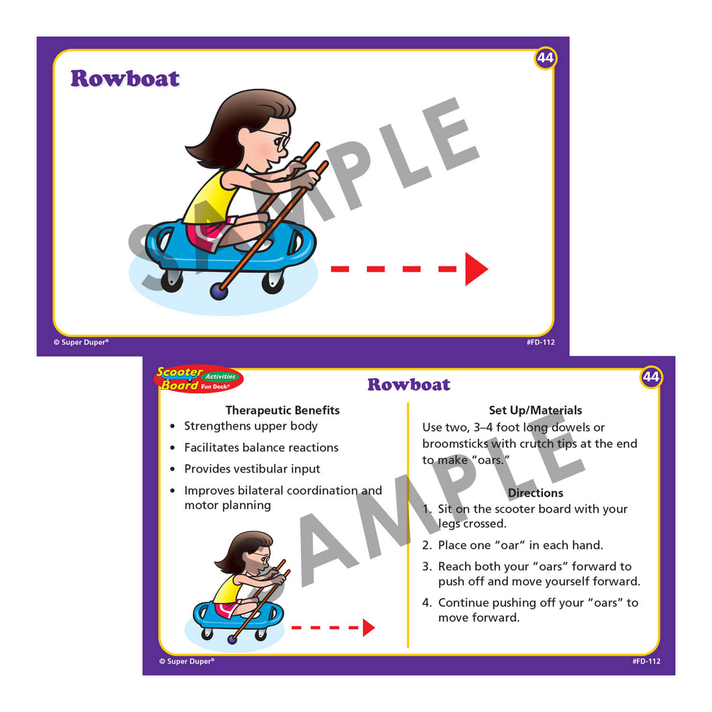 Scooter Board Activities Fun Deck