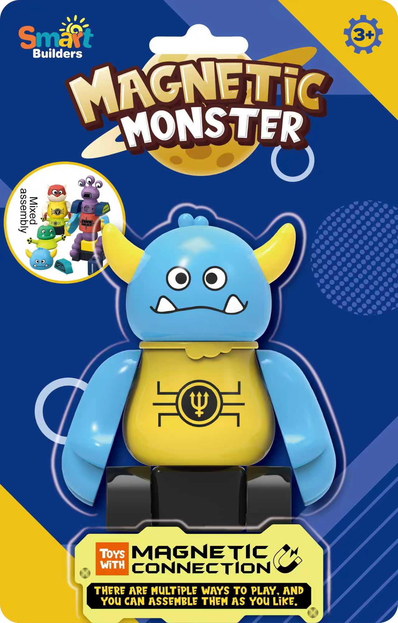 Magnetic Robot & Monster Builders – Collect & Create Series (15 Designs)