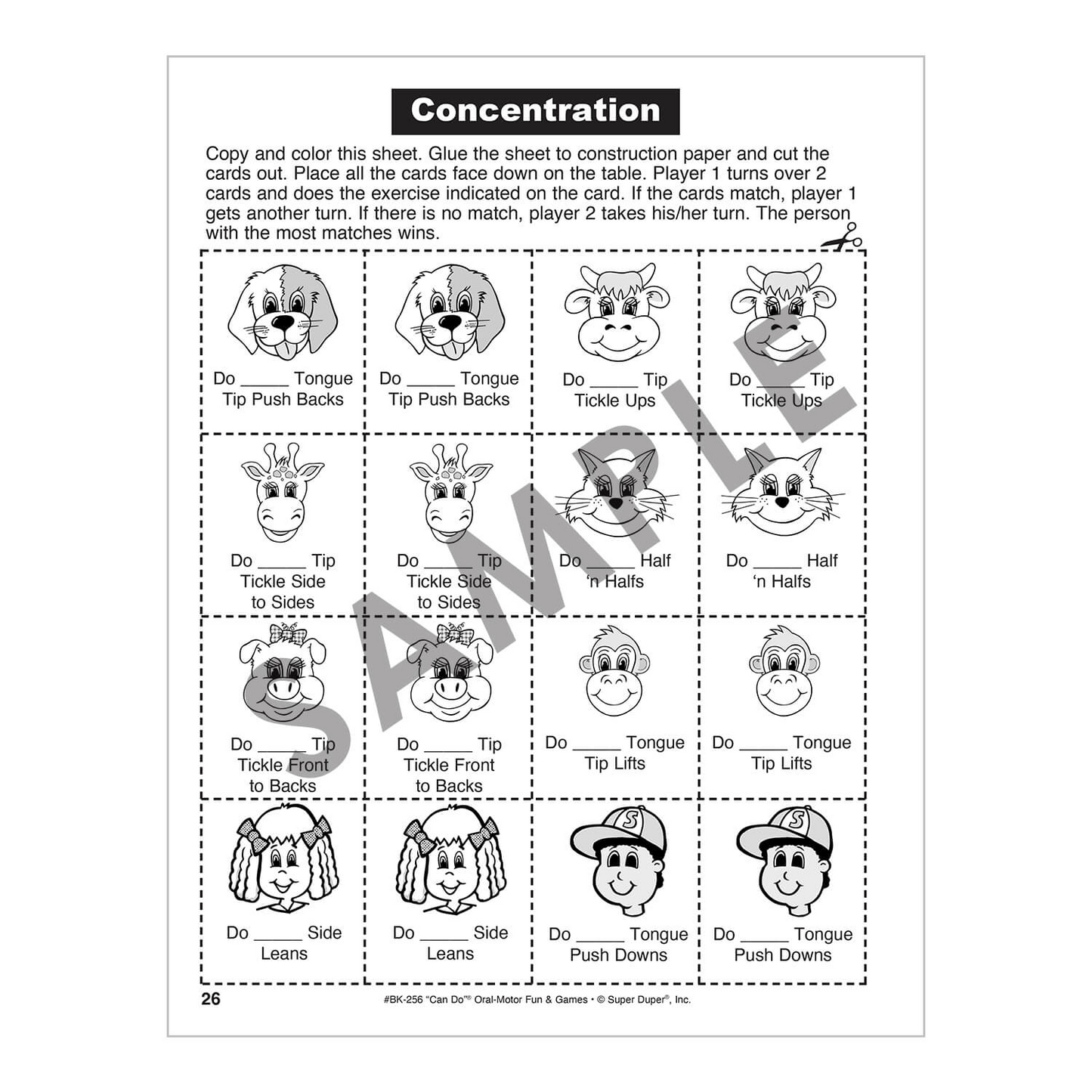 Can Do Oral-Motor Fun and Games